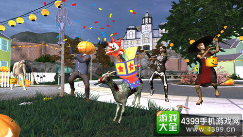 还在找解压游戏？模拟山羊(终极版)的欢乐破坏你不试试？